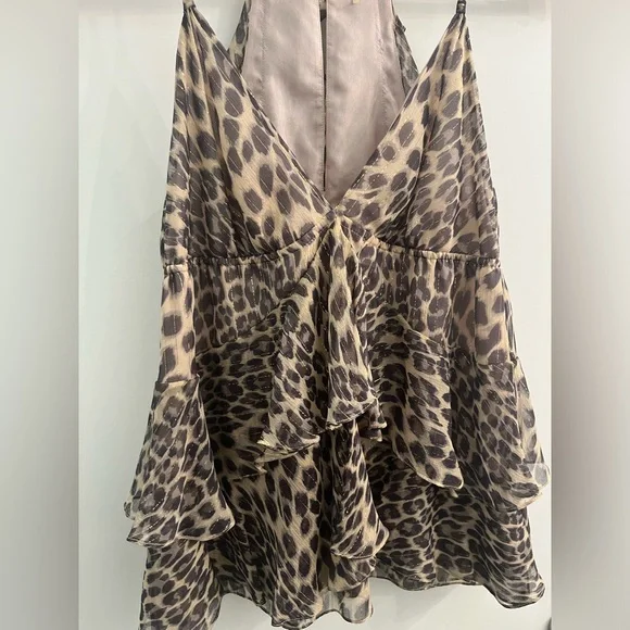 Rebecca Taylor leopard print blouse - Picture 3 of 4